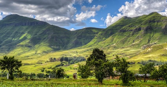 Mount Thaba Putsoa, Lesotho