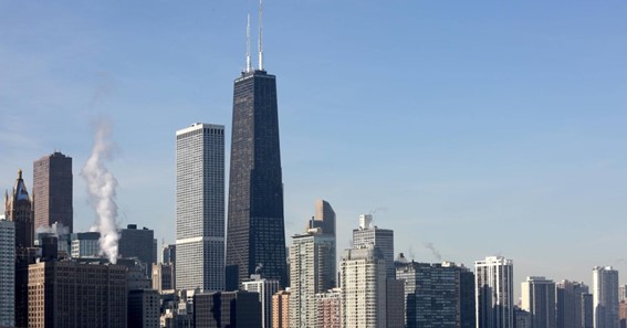 The John Hancock Center, Chicago - 169 Meters